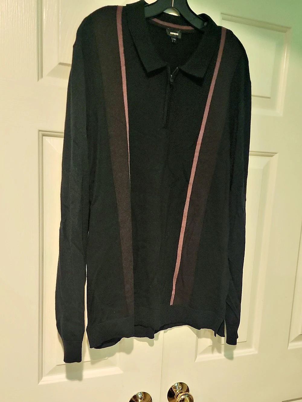 Express Long Sleeve Color Block Top Size XL